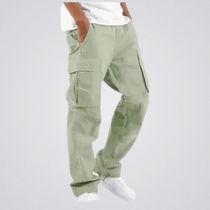 Comfortable Men's Trousers Large Pockets