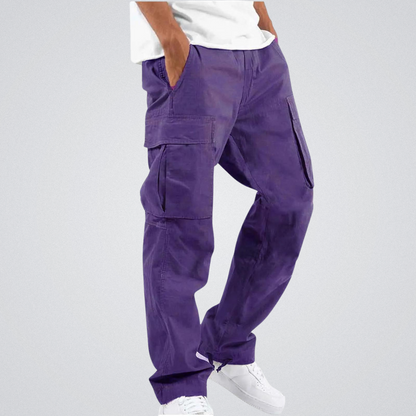 Comfortable Men's Trousers Large Pockets