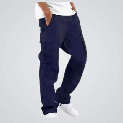 Comfortable Men's Trousers Large Pockets