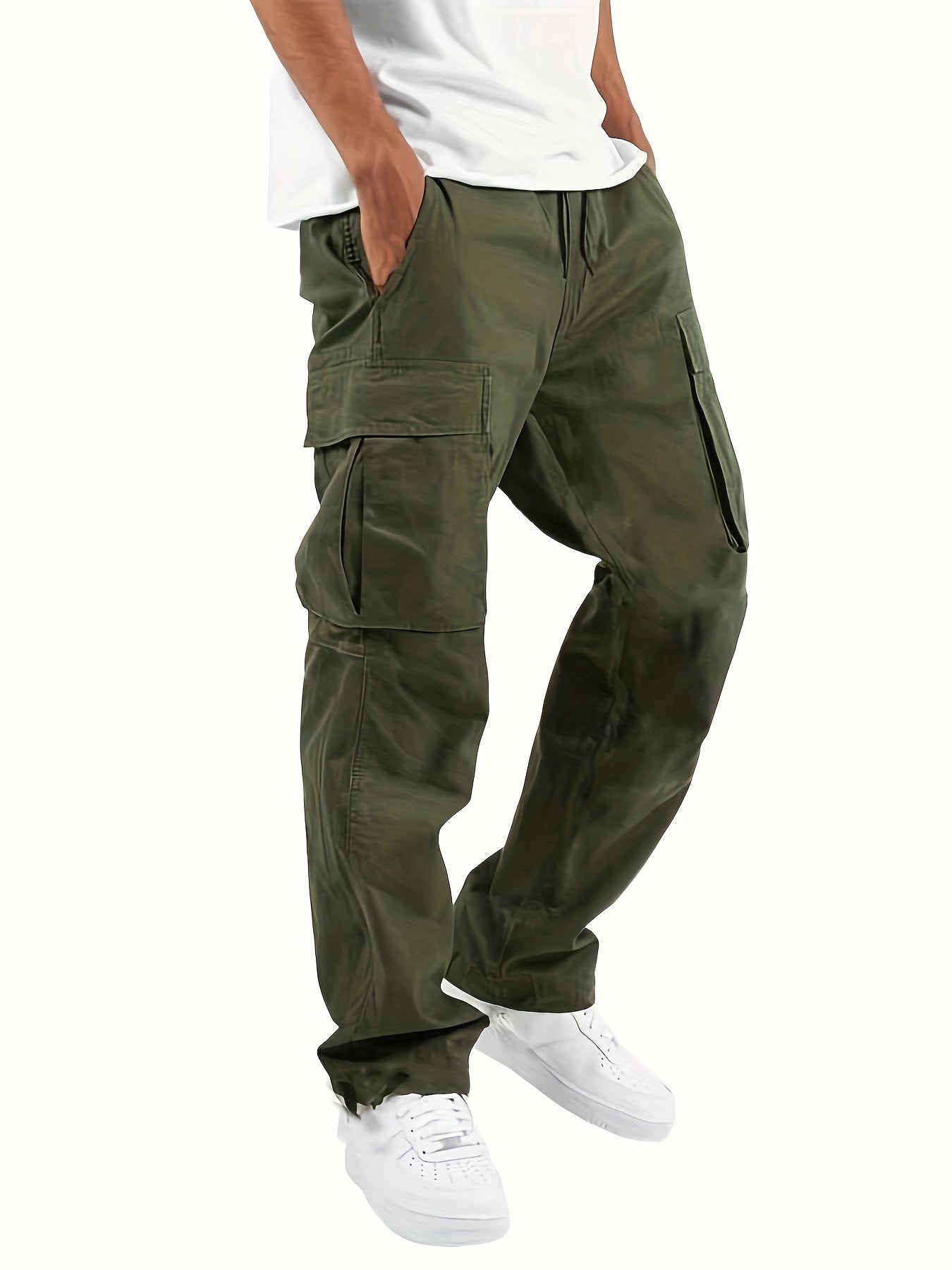 Men's Cargo Pants Comfortable Loose Fit