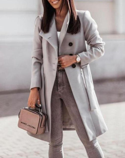 Elegant Women's Long Winter Coat