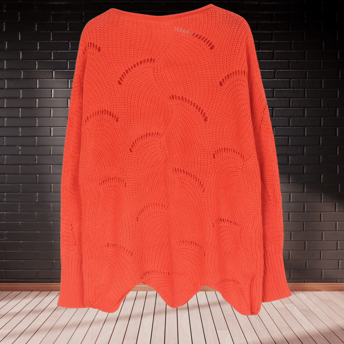 Damen Herbst-Pullover Gerippt Asymmetrisch - IdealeKleiden