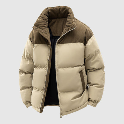 Herren Winterjacke Puffer Mantel Isoliert - IdealeKleiden