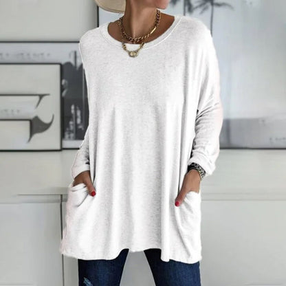 Large Oversized Top with Pockets Comfort