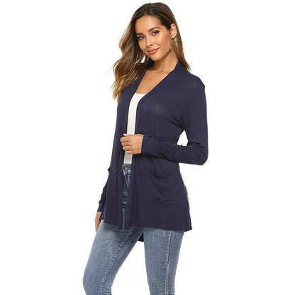 Women's Cardigan Simple With Pockets