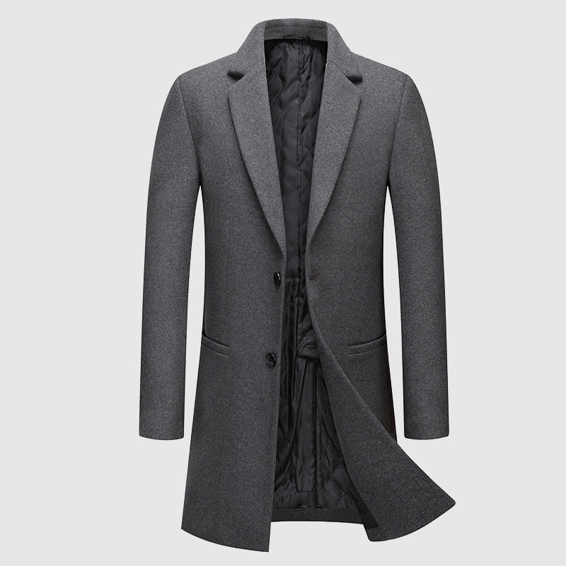 Eleganter Wollmantel Morrison Prag Stil