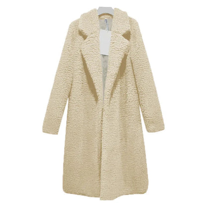 Women's Long Hooded Winter Teddy Coat