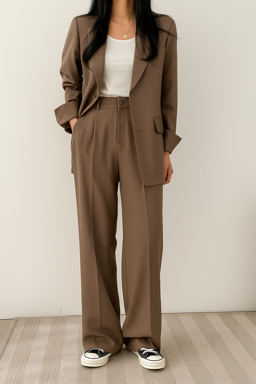 Women's Business Suit Set Blazer and Pants