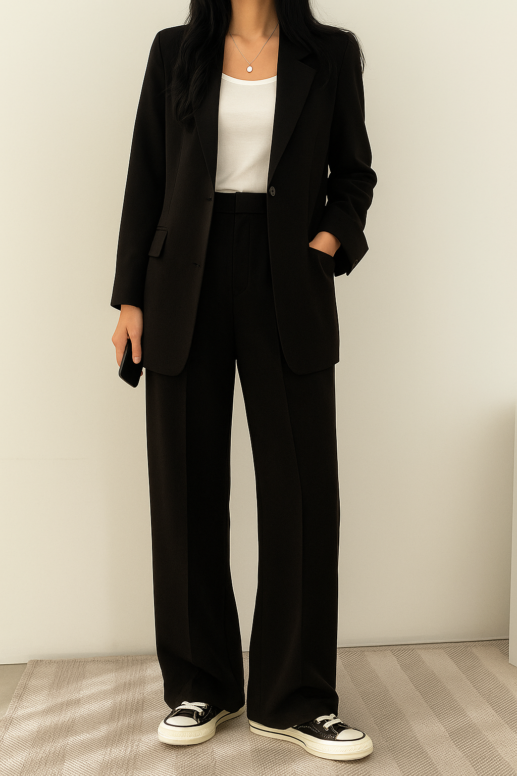 Women's Business Suit Set Blazer and Pants