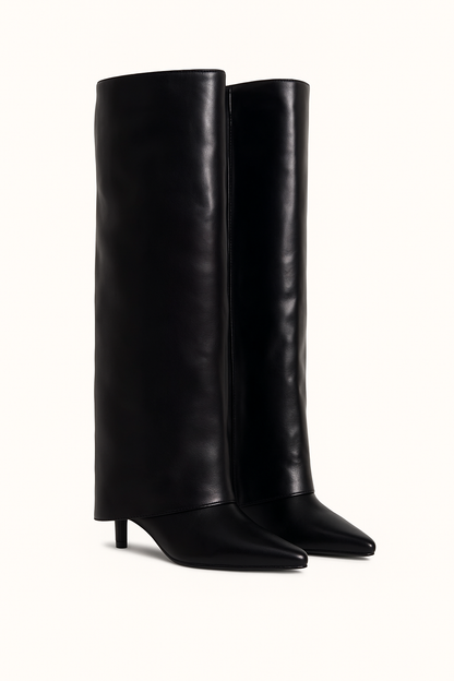 Women's Boots High Heel Elegant Black