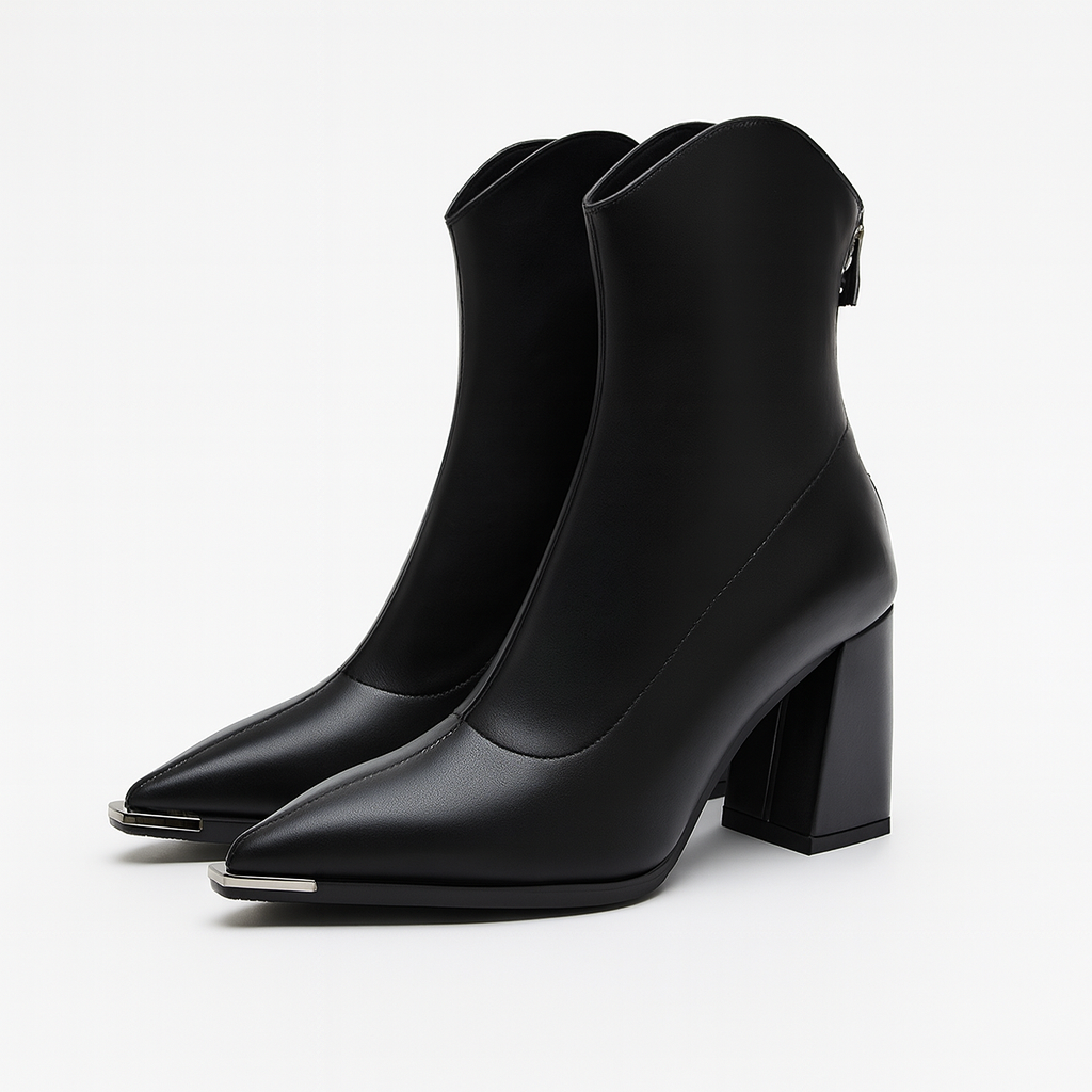 Women's Ankle Boots Spring Elegant Pointed