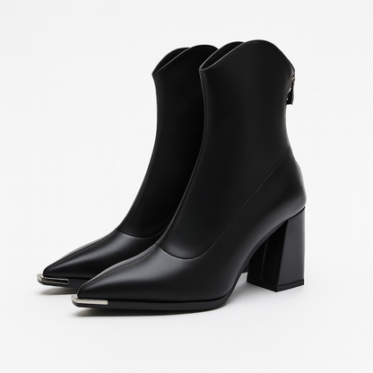 Women's Ankle Boots Spring Elegant Pointed