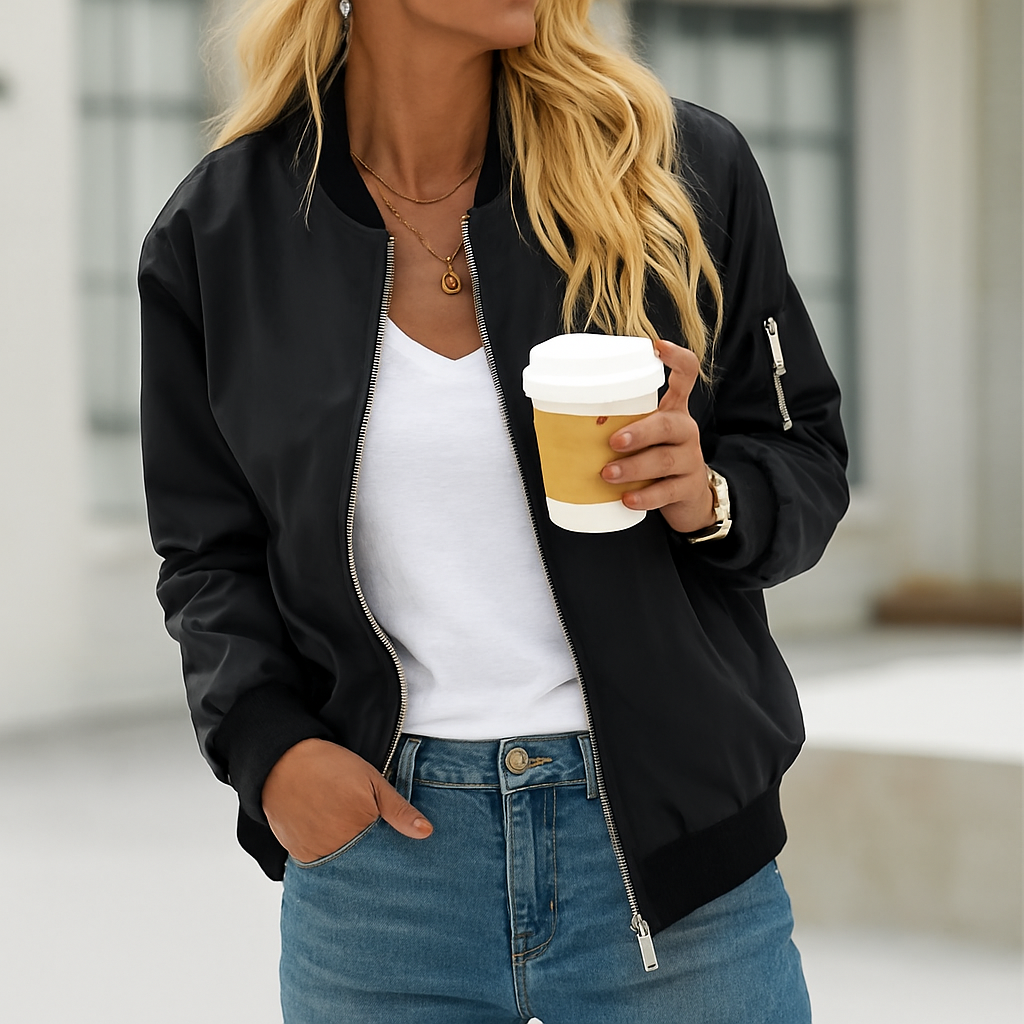 Stylish Women's Bomber Jacket