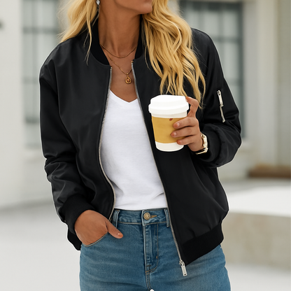 Stylish Women's Bomber Jacket