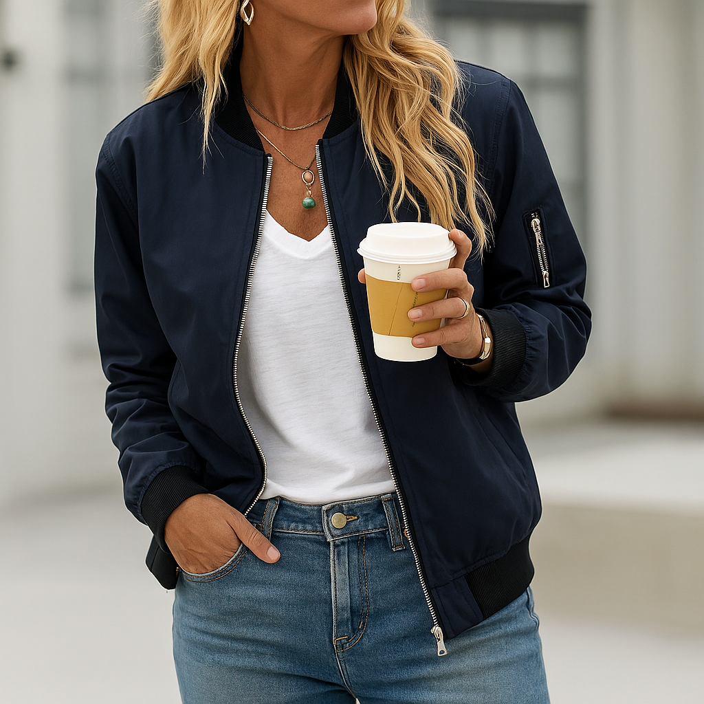 Stylish Women's Bomber Jacket