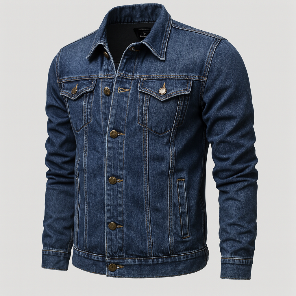 Men's Modern Style Denim Jacket