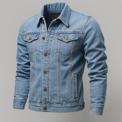Men's Modern Style Denim Jacket