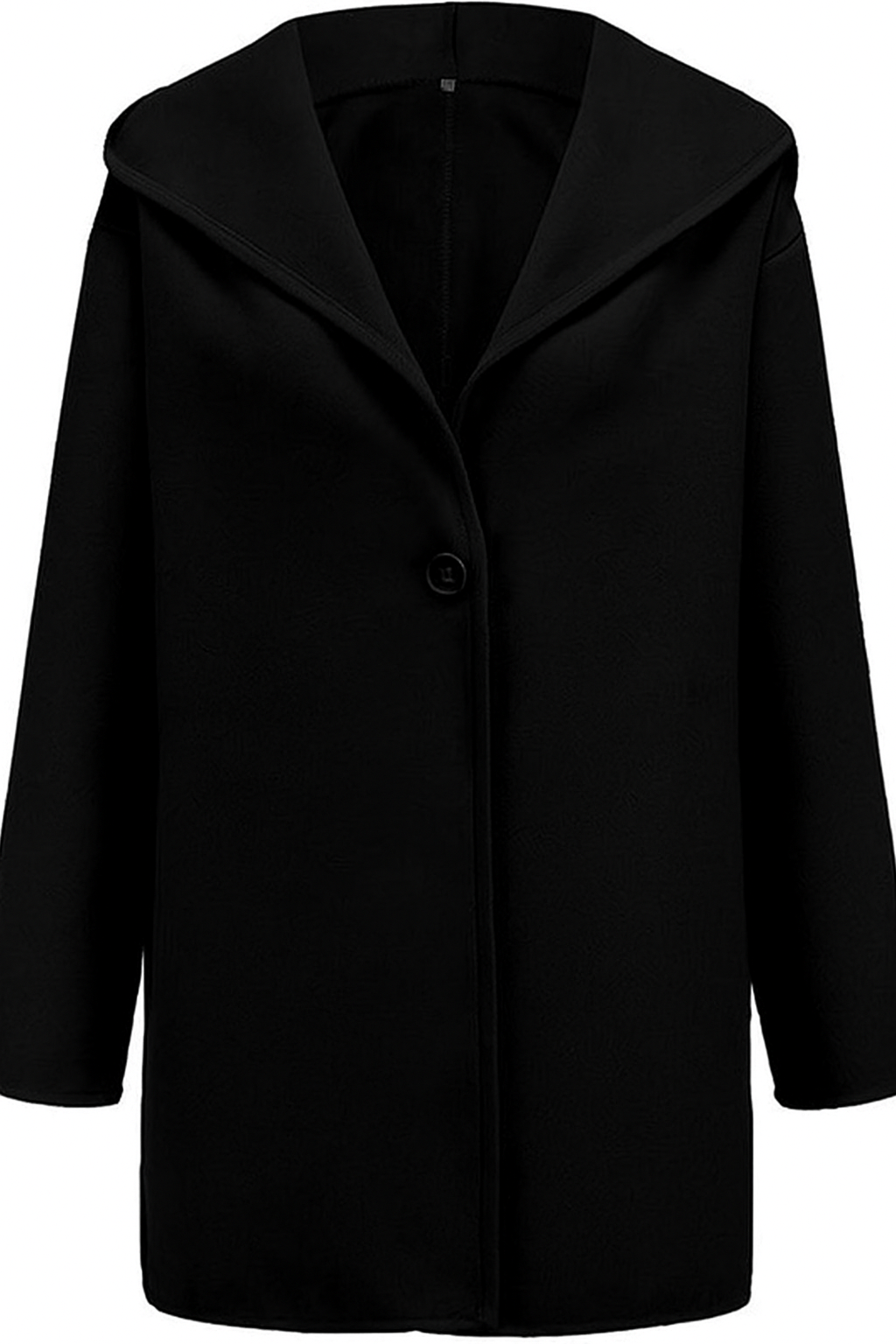 Elegant Hooded Coat Slim Fit Winter Coat