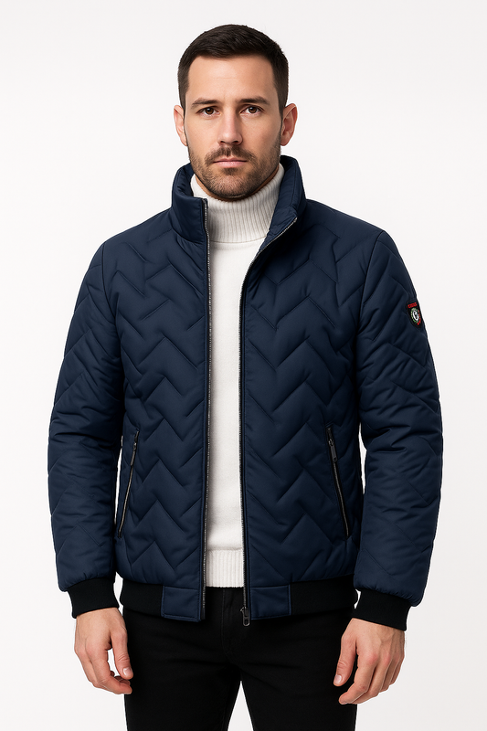 Warme Herrenjacke Winter Gewatteert - IdealeKleiden
