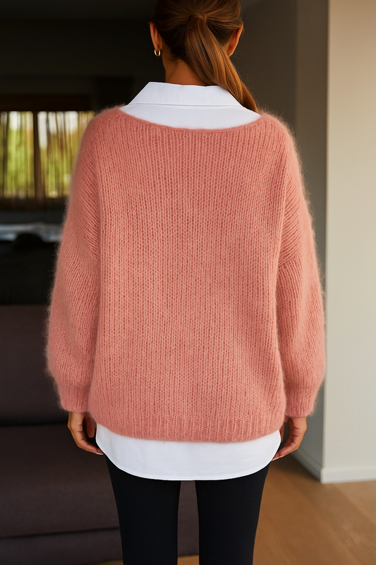 Elegante Mohair Sweater Luxus Qualität - IdealeKleiden