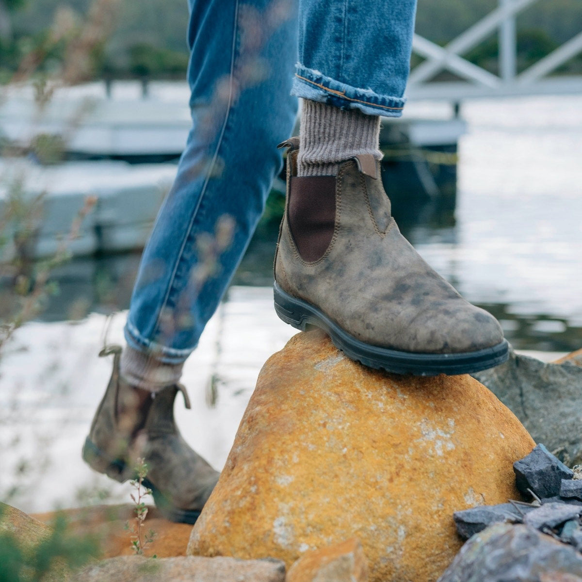 Herren Chelsea Stiefel Wasserdicht Ankle Boots - IdealeKleiden
