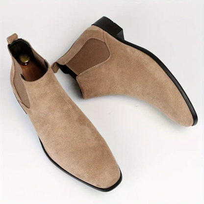 Men's Chelsea Boots Suede Look