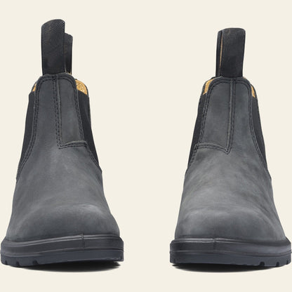 Men's Black Leather Chelsea Boots