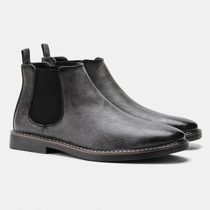 Men's Leather Chelsea Boots Ankle High