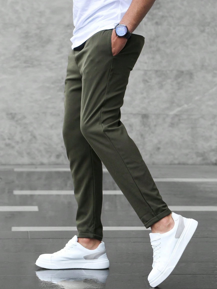 Herren Chino Hose Slim Fit Stretch - IdealeKleiden