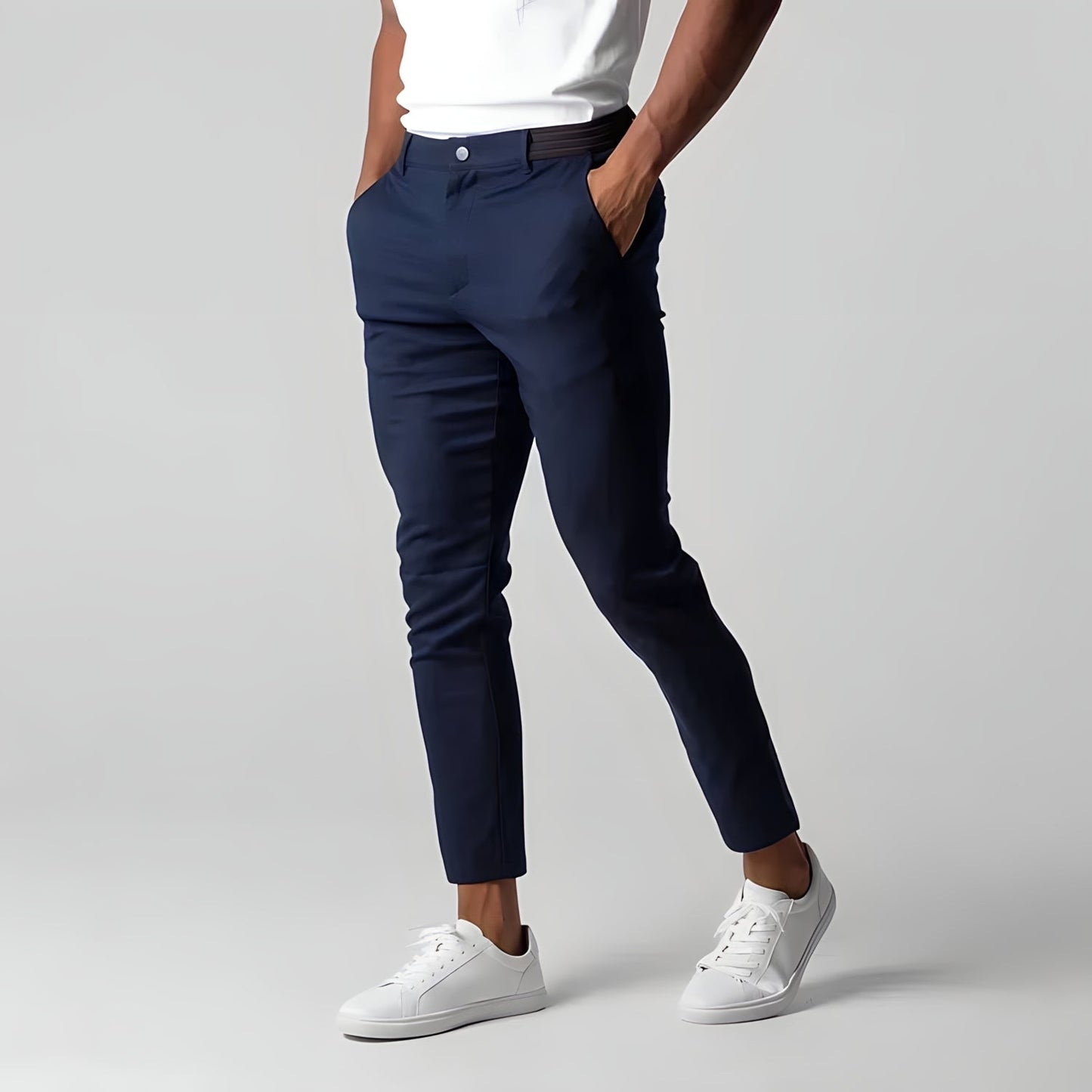 Men's Chino Pants Skinny Stretch Elastic