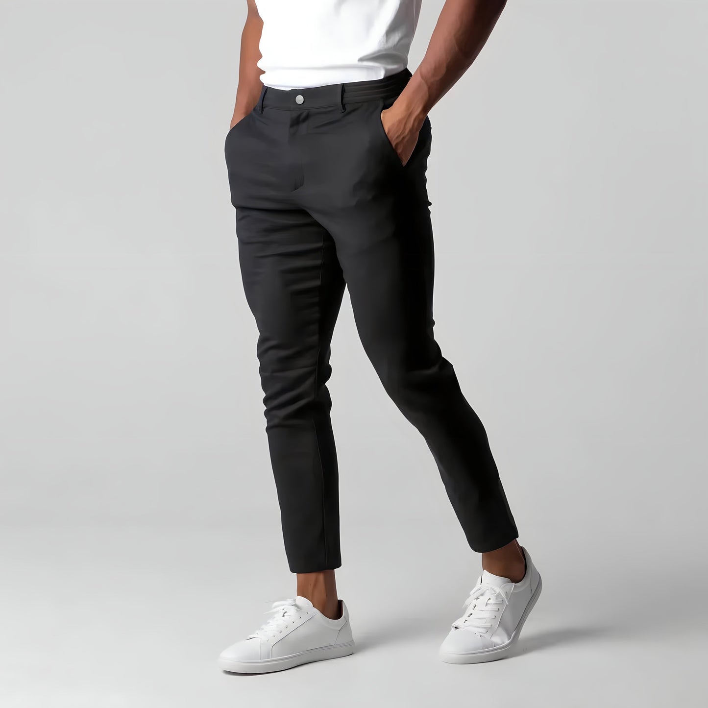 Men's Chino Pants Skinny Stretch Elastic
