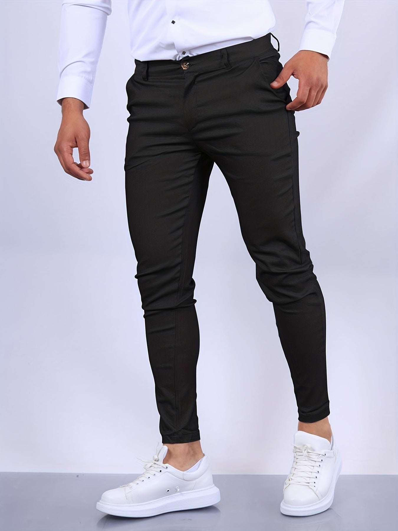 Men's Slim Fit Business Chinos