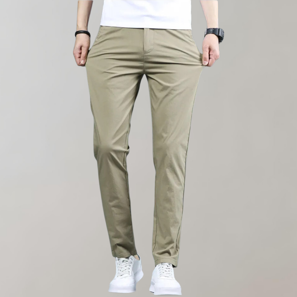 Bequeme Herren Chinos Elastische Stretchhose - IdealeKleiden