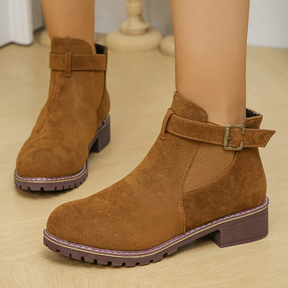 Women's Winter Boots Chunky Heel Stylish Warm