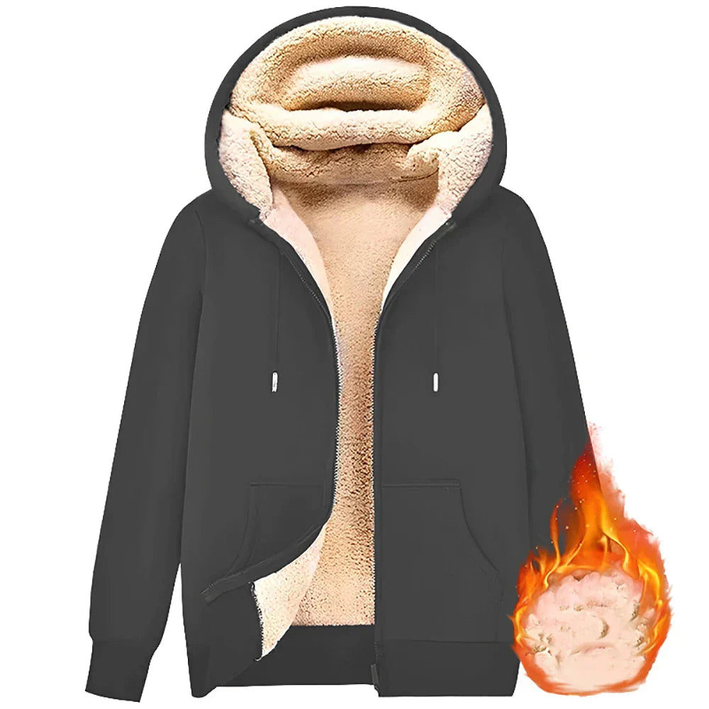 Soft Merino Wool Winter Hoodie