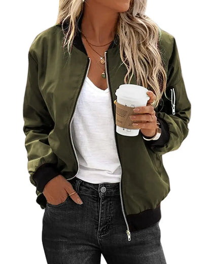 Lia Women's Bomber Jacket Elegant City Style