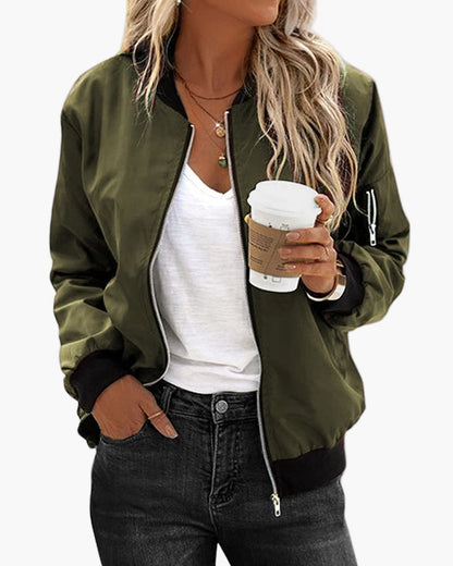 Fashionable Bomber Jacket Streetwear Style