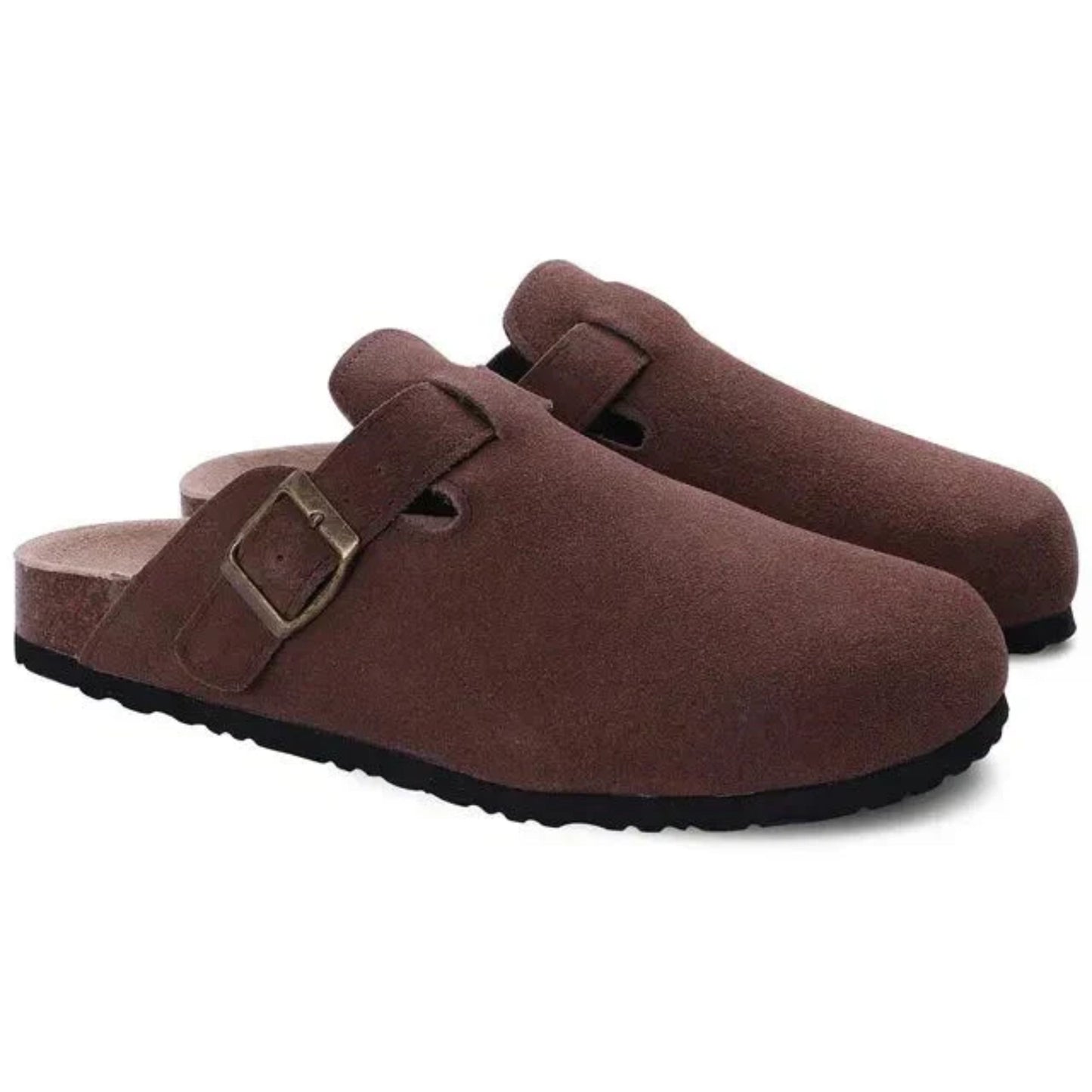 Comfortable Men's Suede Clogs