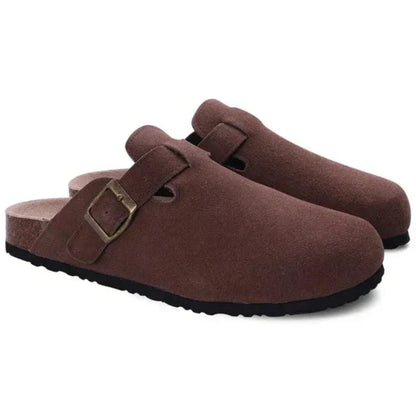 Comfortable Men's Suede Clogs