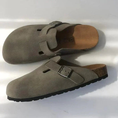 Men's Suede Clogs Comfortable