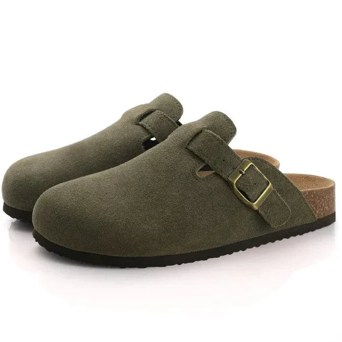 Men's Suede Clogs Comfortable