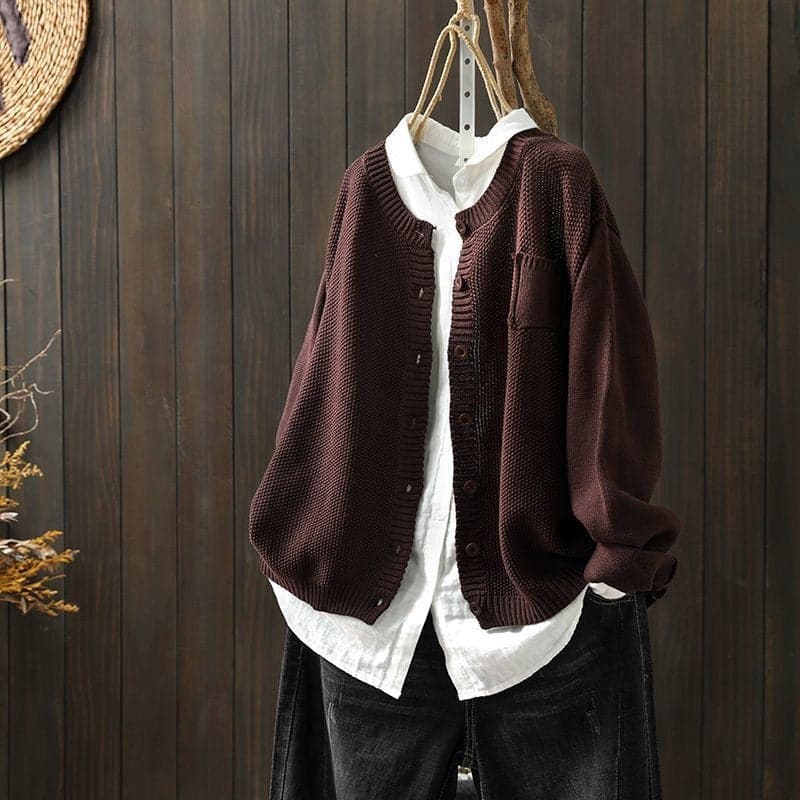 Soft Cardigan Knit Oversized Comfortable