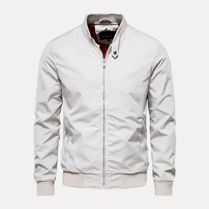 Modische Bomberjacke Stehkragen Style - IdealeKleiden