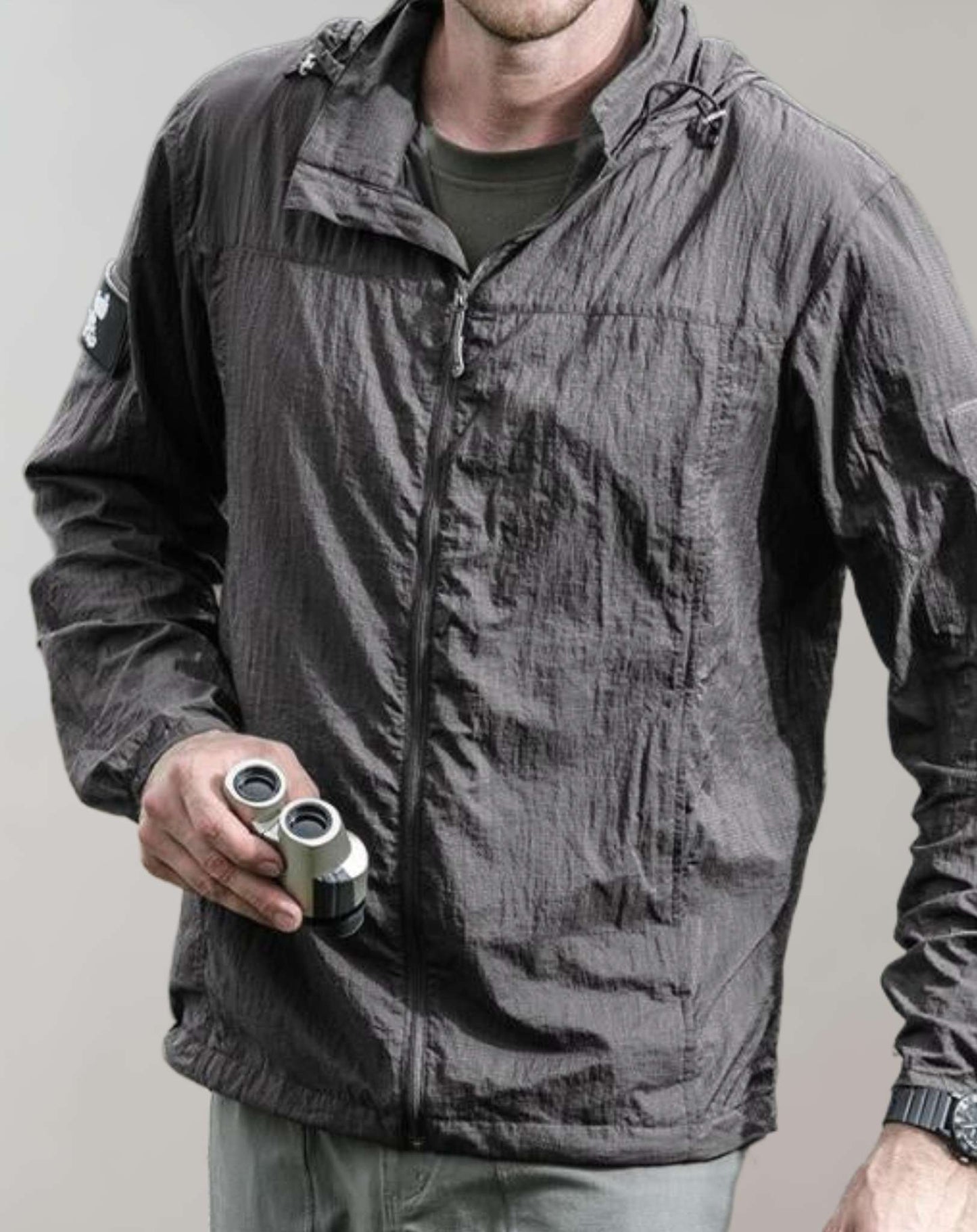 Waterproof Outdoor Jacket Lightweight Zipper