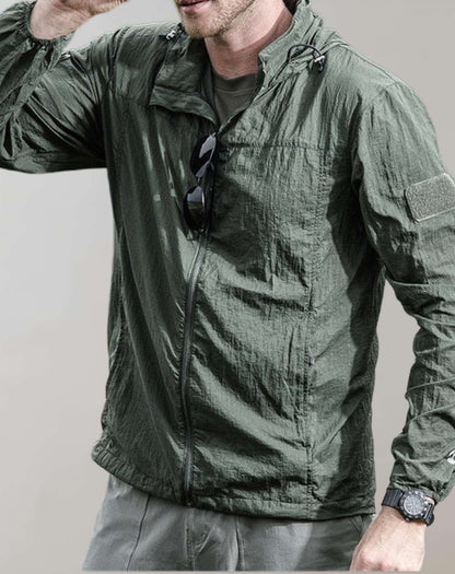 Waterproof Outdoor Jacket Lightweight Zipper