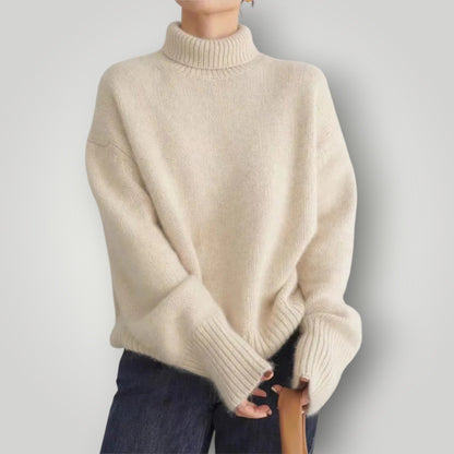 Women's Turtleneck Sweater Soft Warm Winter