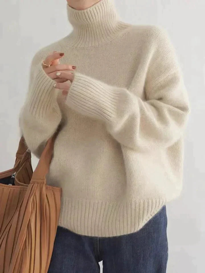 Women's Luxury Cashmere Turtleneck Autumn Fashion