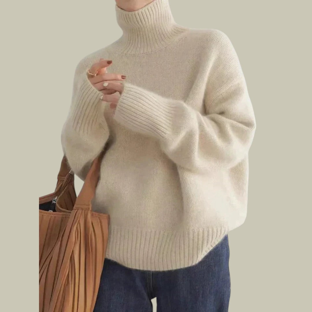 Women's Turtleneck Merino Wool Soft Comfortable