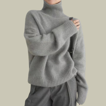 Women's Turtleneck Merino Wool Soft Comfortable