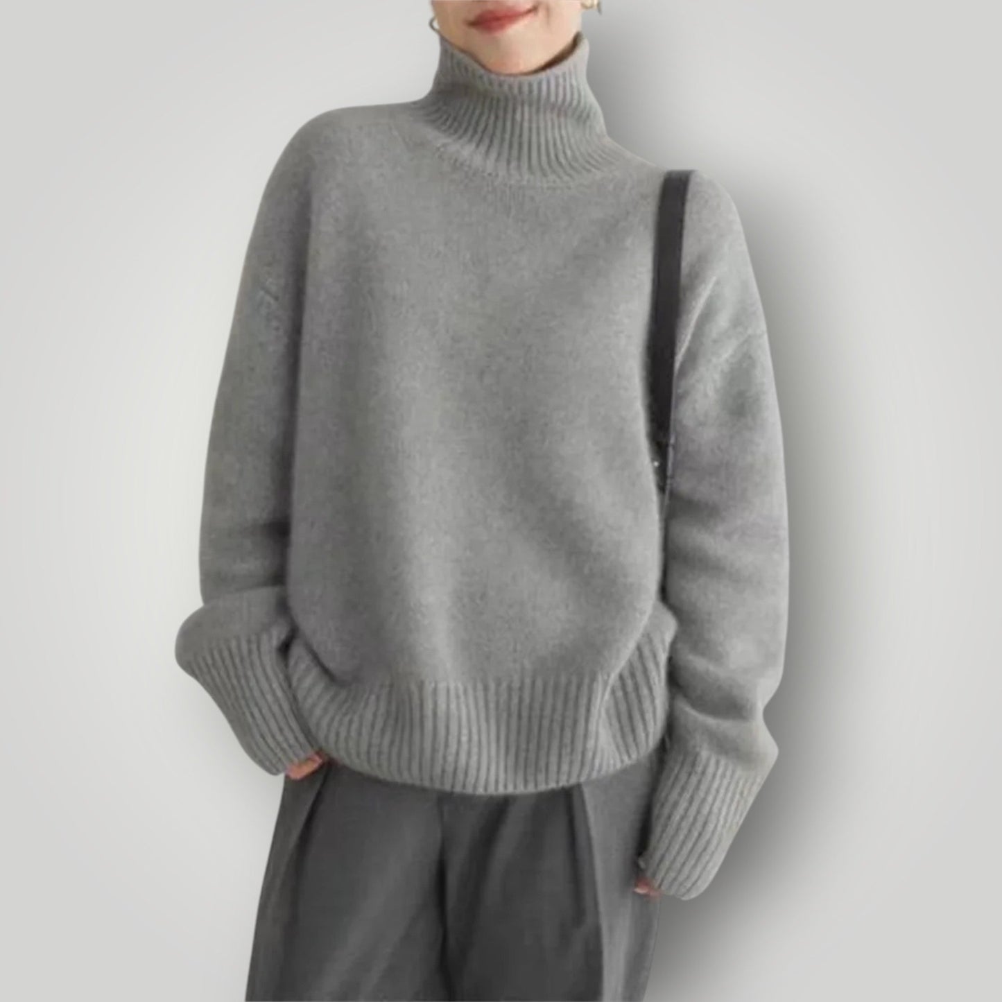 Women's Turtleneck Sweater Soft Warm Winter
